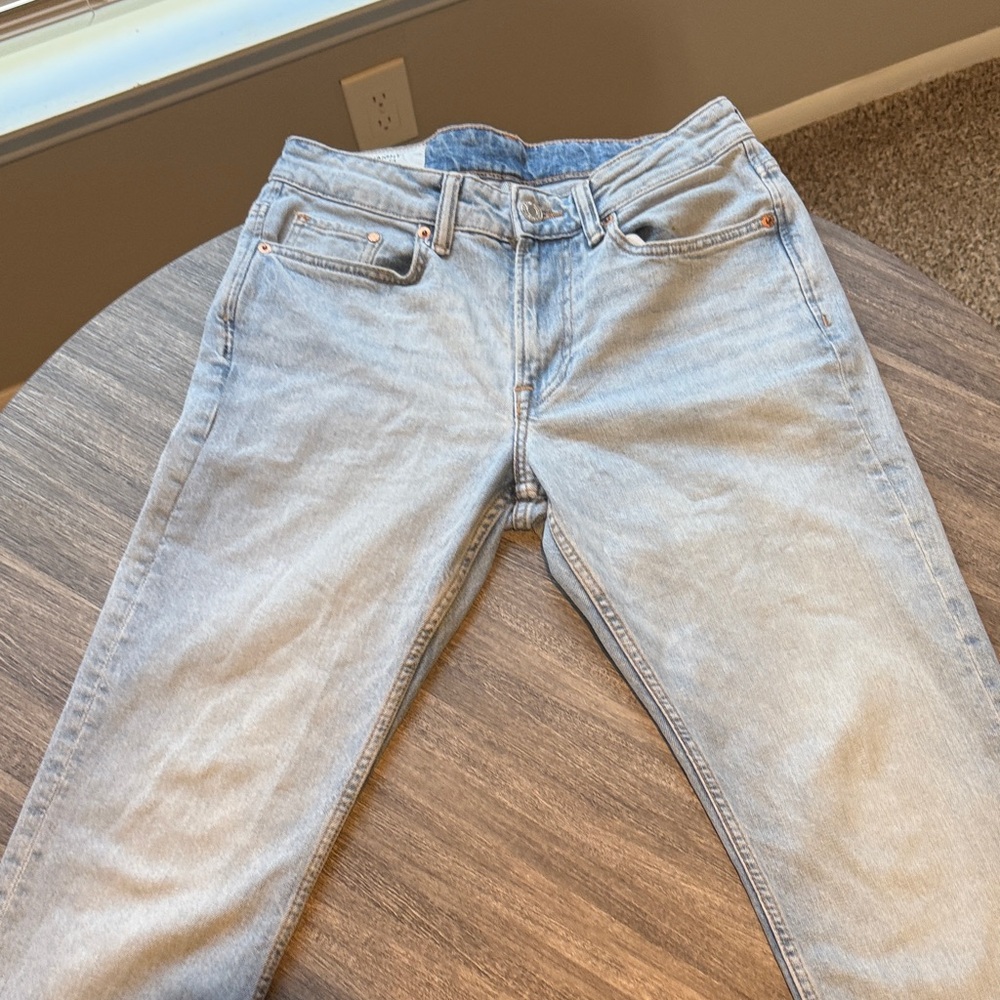 H&M Men's Straight Jeans in Light Blue Never Worn just tried on